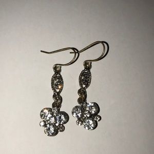 Francesca’s silver faux diamond earrings
